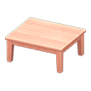 Animal Crossing Items Wooden Table Pink wood