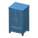 Animal Crossing Items Wooden Wardrobe Blue