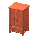 Animal Crossing Items Wooden Wardrobe Cherry wood