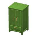 Animal Crossing Items Wooden Wardrobe Green