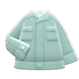 Animal Crossing Items Worker's Jacket Light blue