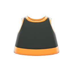 Animal Crossing Items Workout Top Orange