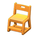 Animal Crossing Items Writing Chair Light brown / Yellow