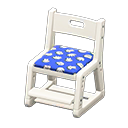 Animal Crossing Items Writing Chair White / Blue