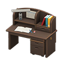 Animal Crossing Items Writing Desk Dark brown