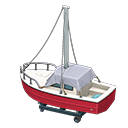 Animal Crossing Items Yacht None Logo Red