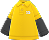 Animal Crossing Items Switch Yellow layered polo shirt