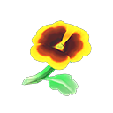 Animal Crossing Items Switch Yellow Pansies x10