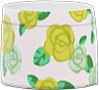 Animal Crossing Items Switch Yellow roses on white rose-print skirt