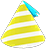 Animal Crossing Items Switch Yellow tiny party cap