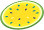 Animal Crossing Items Switch Yellow watermelon rug