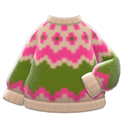 Animal Crossing Items Yodel Sweater Beige