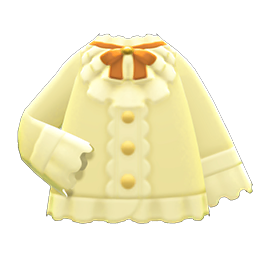 Animal Crossing Items Young-royal Shirt Cream