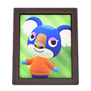 Animal Crossing Items Yuka'S Photo Dark Wood