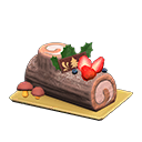 Animal Crossing Items Yule log brown