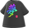 Animal Crossing Items Switch Yume (Dream) fired-up kanji tee