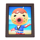 Animal Crossing Items Zucker'S Photo Dark Wood